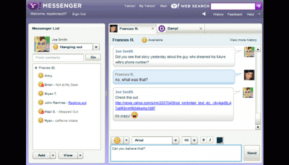Yahoo WebMessenger